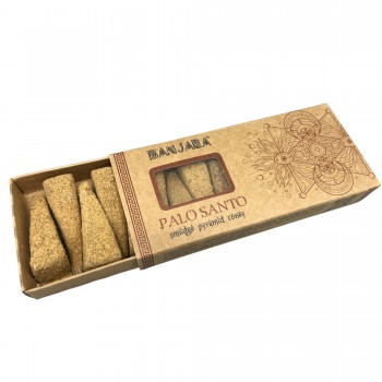 Banjara Smudge Piramidės formos kūgeliai smilkinimui  - Palo Santo